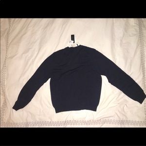 Bloomingdales  Navy V neck sweater. XL